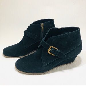 Franco Sarto Amerosa 2 black Suede Ankle Booties